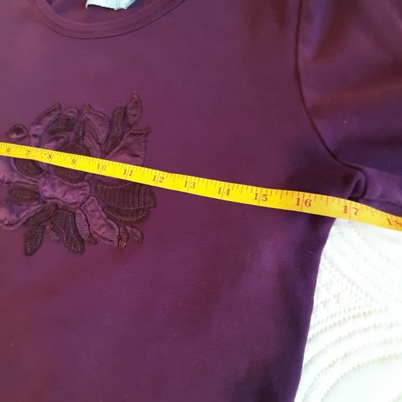 Denver Hayes t-shirt.Long sleeved.Size Medium. Purple - Picture 5 of 10